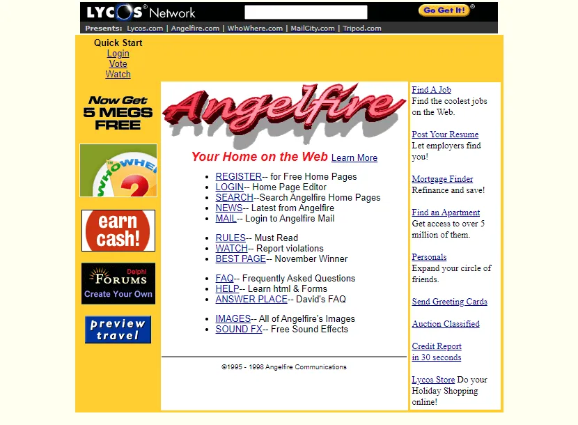 anglefire 1998